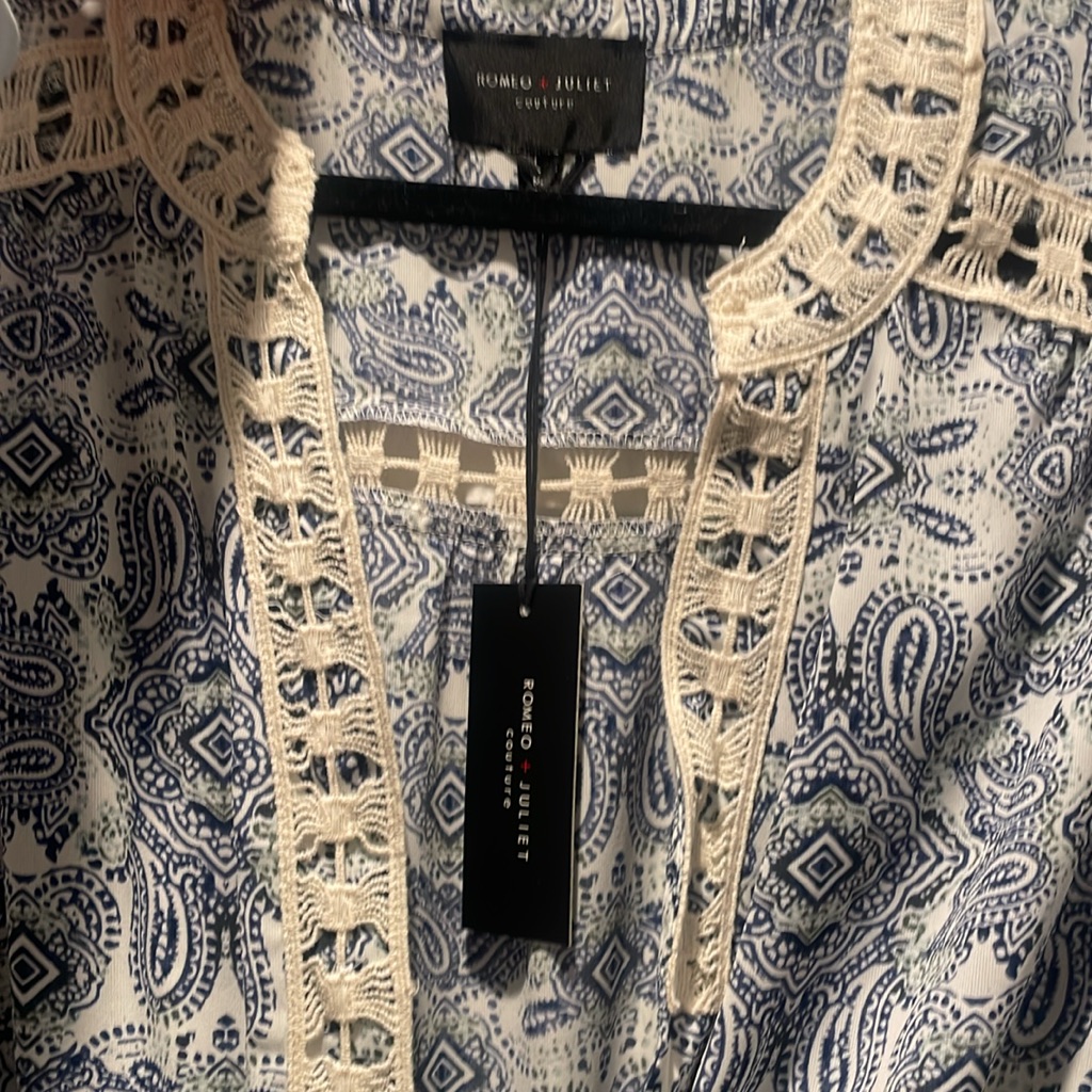 Brand New Romeo And Juliet Couture Paisley Romper